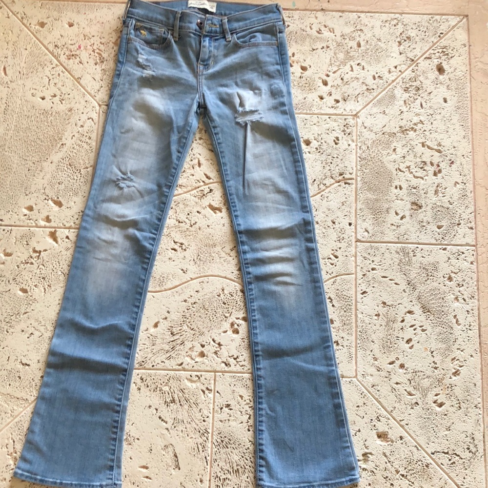 Girls Abercrombie kids bootcut jeans
